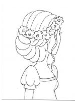 multicolored hairstyle